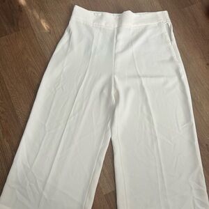Zara White Crop Pants
